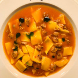 Maltagliati al sugo di vongole