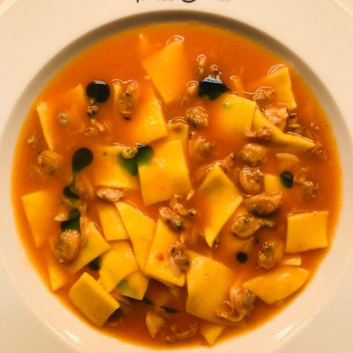 Maltagliati al sugo di vongole