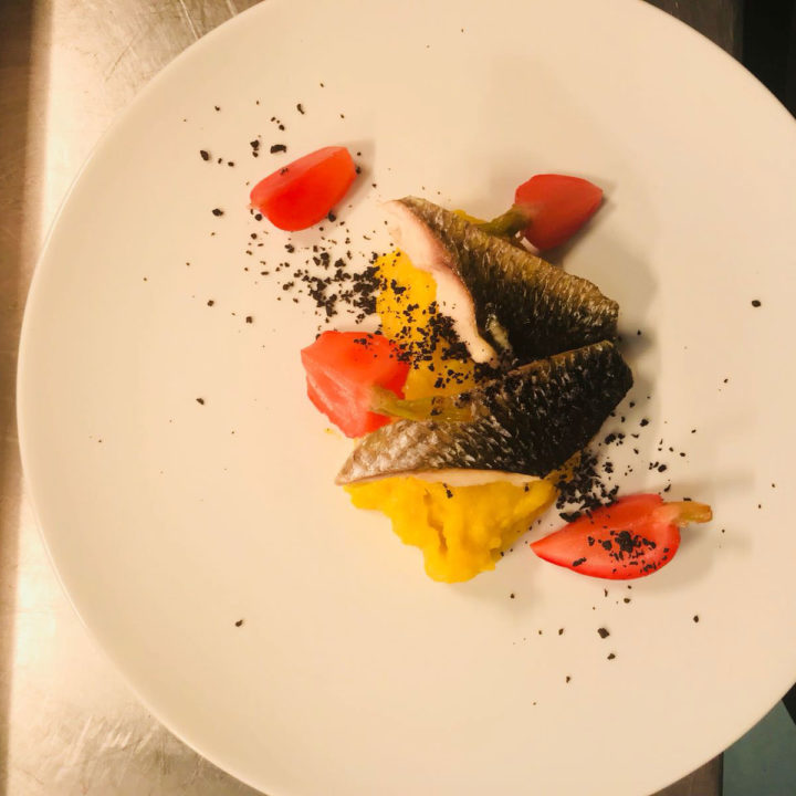 Muggine con rapanelli in osmosi